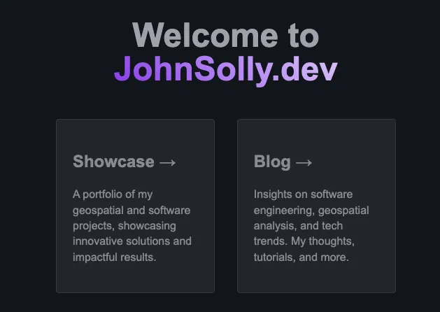 jsolly.com project screenshot